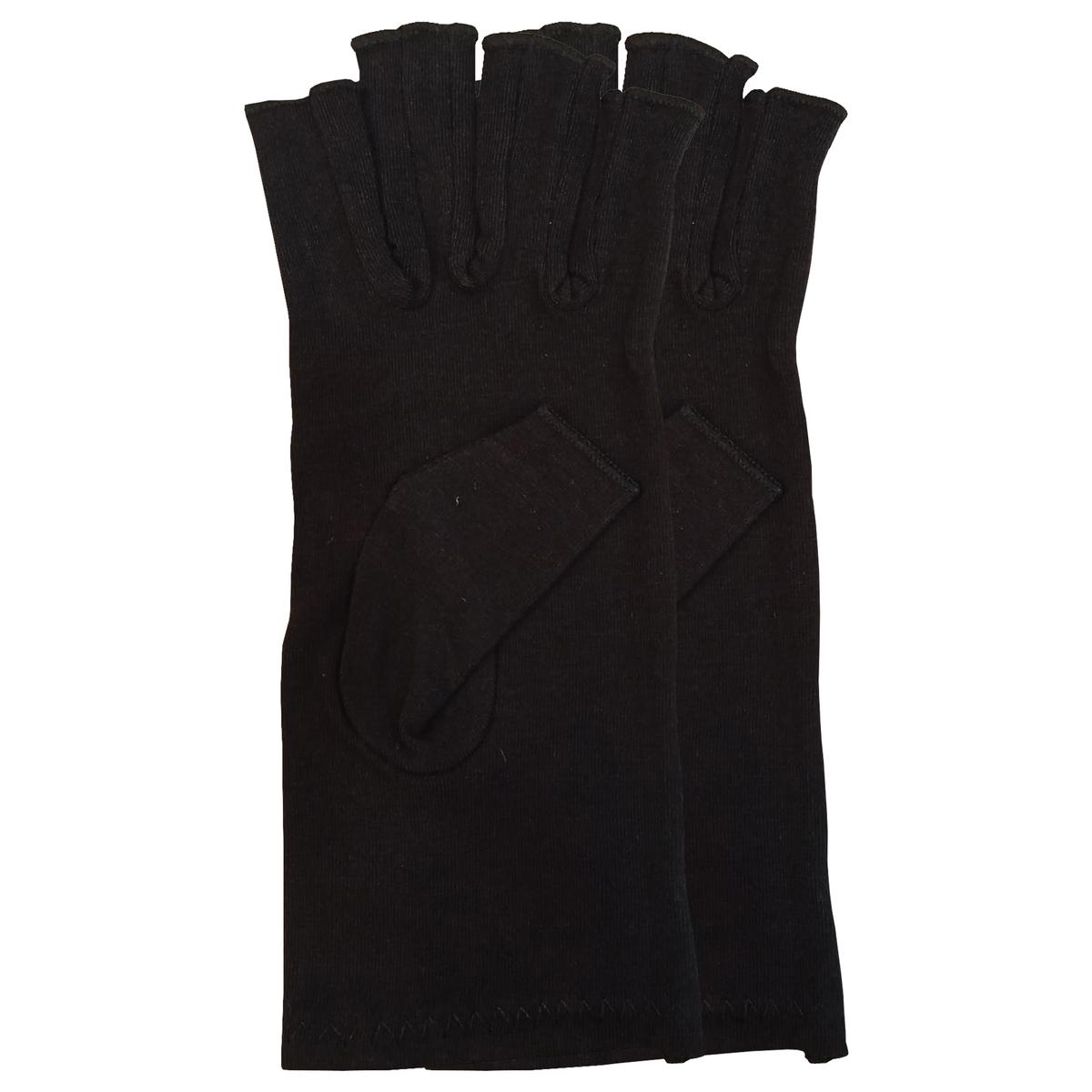 Foto 2 pulgar | Guantes De Medio Dedo Para Trabajo Mxahb-011 Fullmedix 1 Par Negro