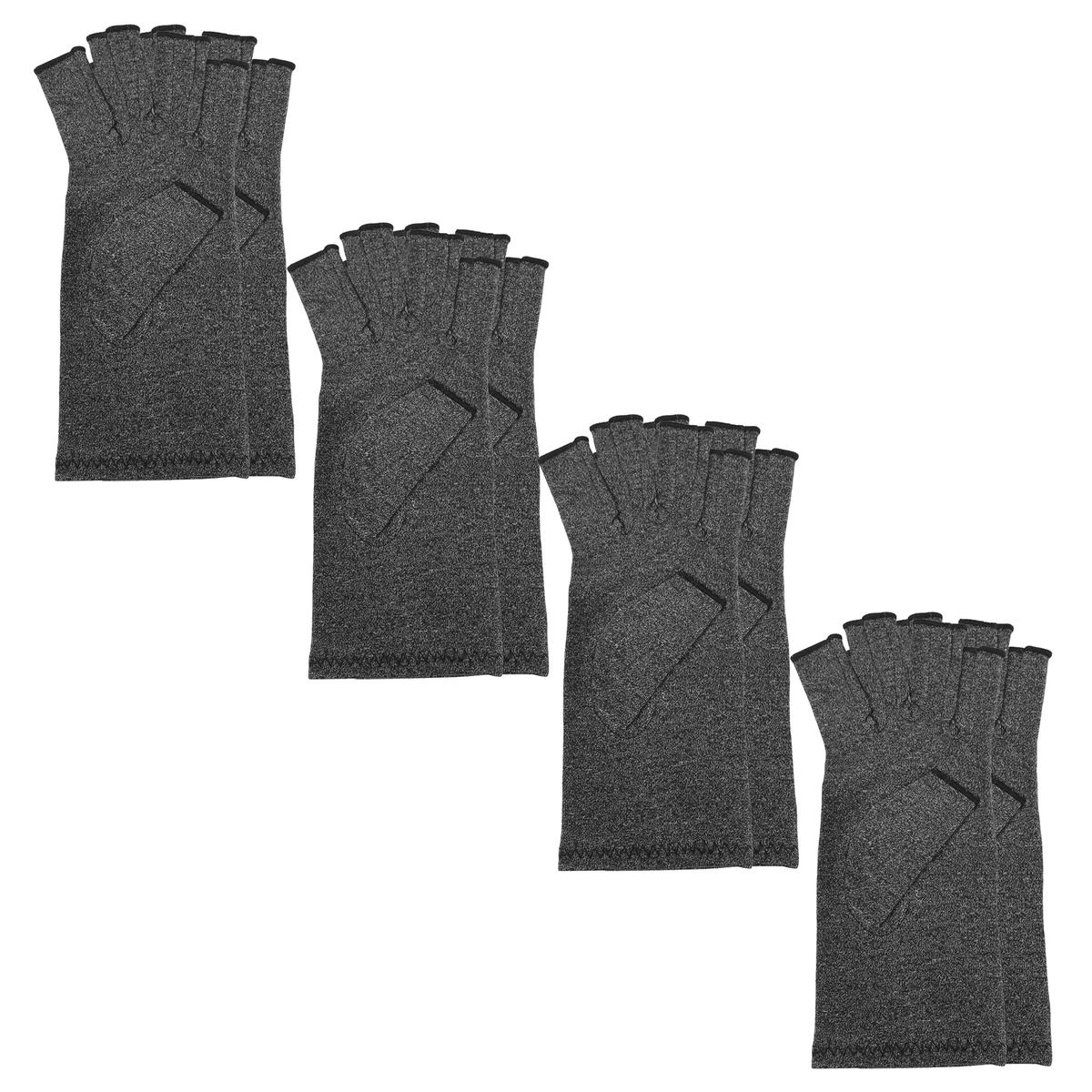 Foto 2 pulgar | Guantes Para Ciclistas Mxahg-004 Fullmedix 4 Pares Gris