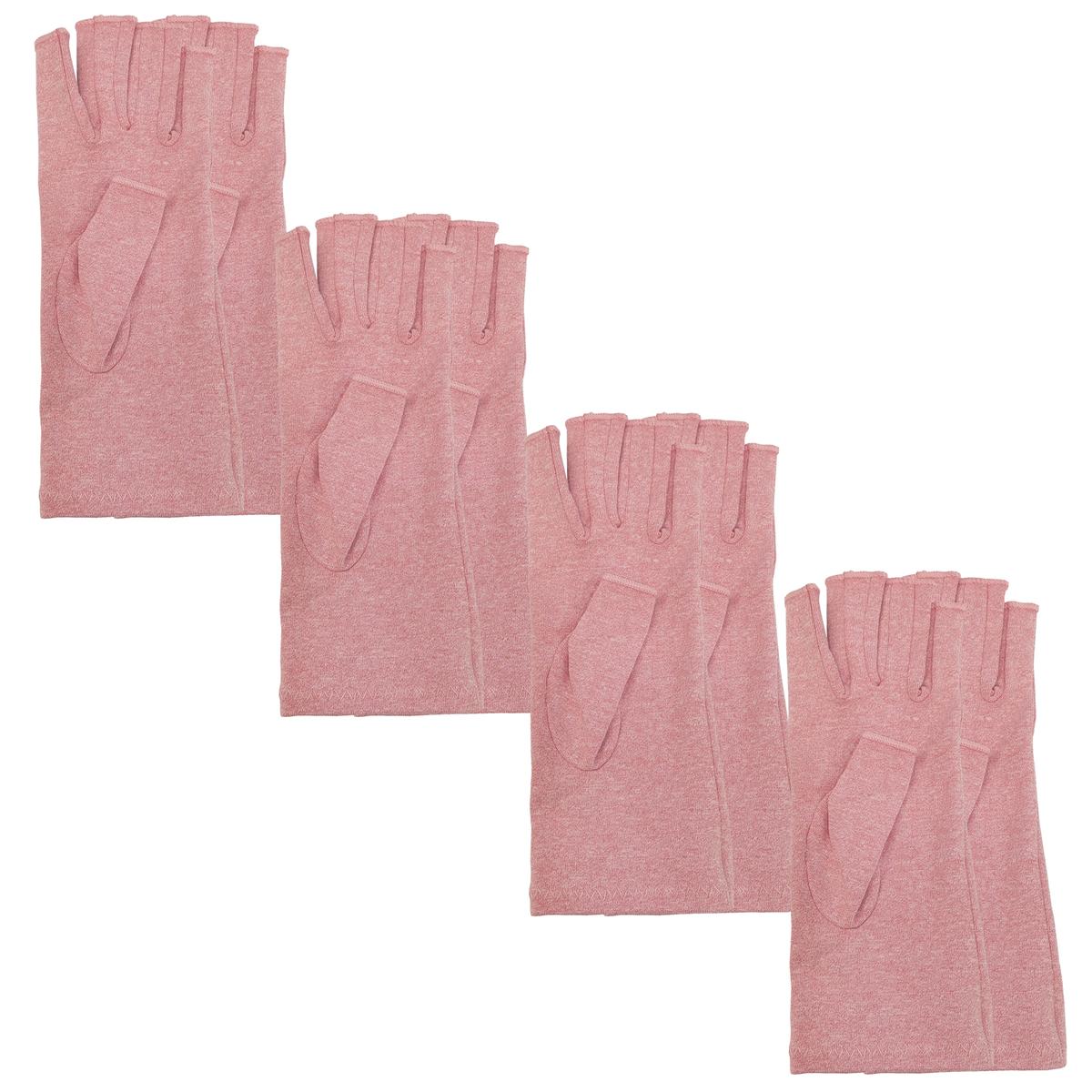 Foto 3 pulgar | Guantes Ajustables Mxahk-014 Fullmedix 4 Pares Rosa