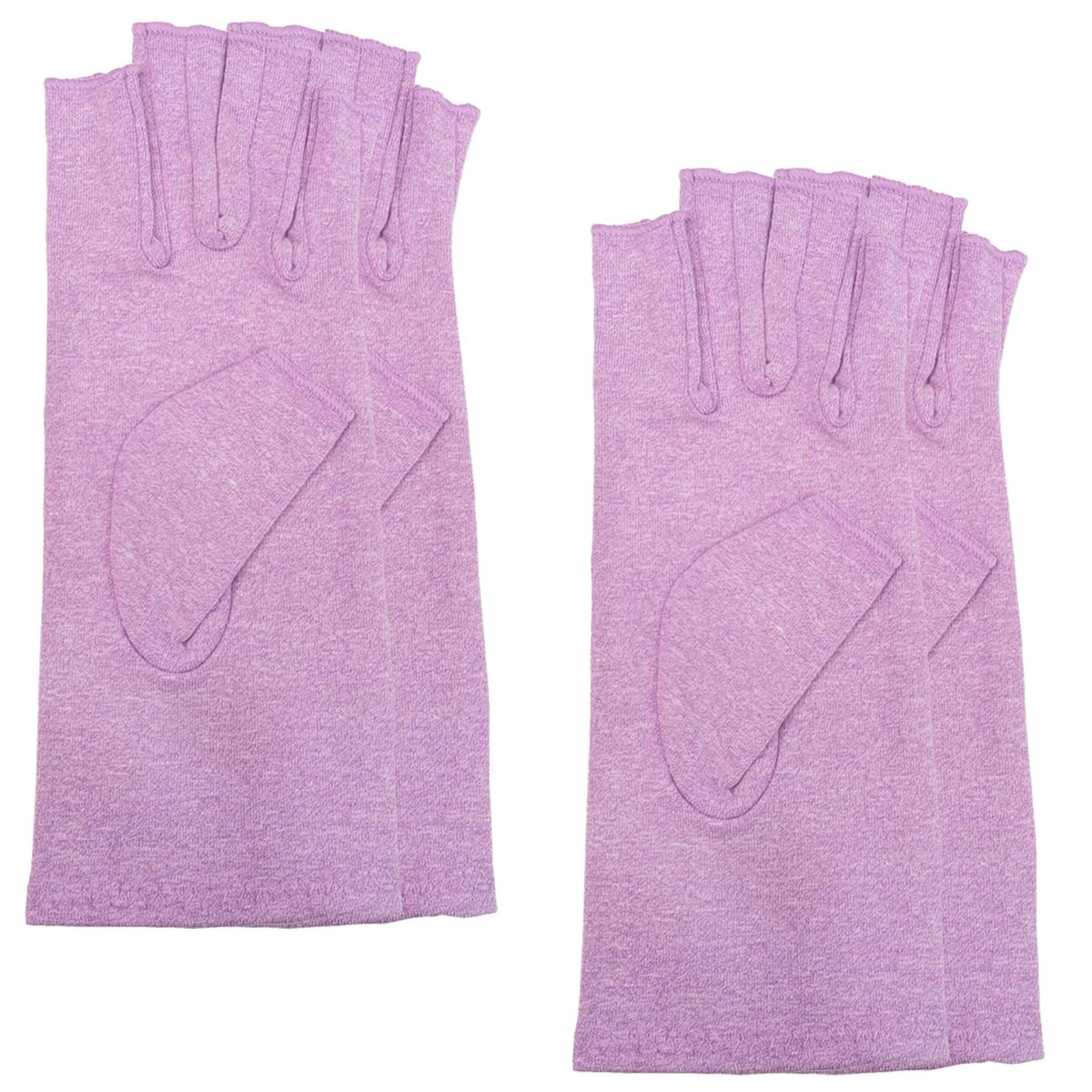 Foto 2 pulgar | Guantes De Medio Dedo Versátiles Mxahj-012 Fullmedix 2 Pares Morado