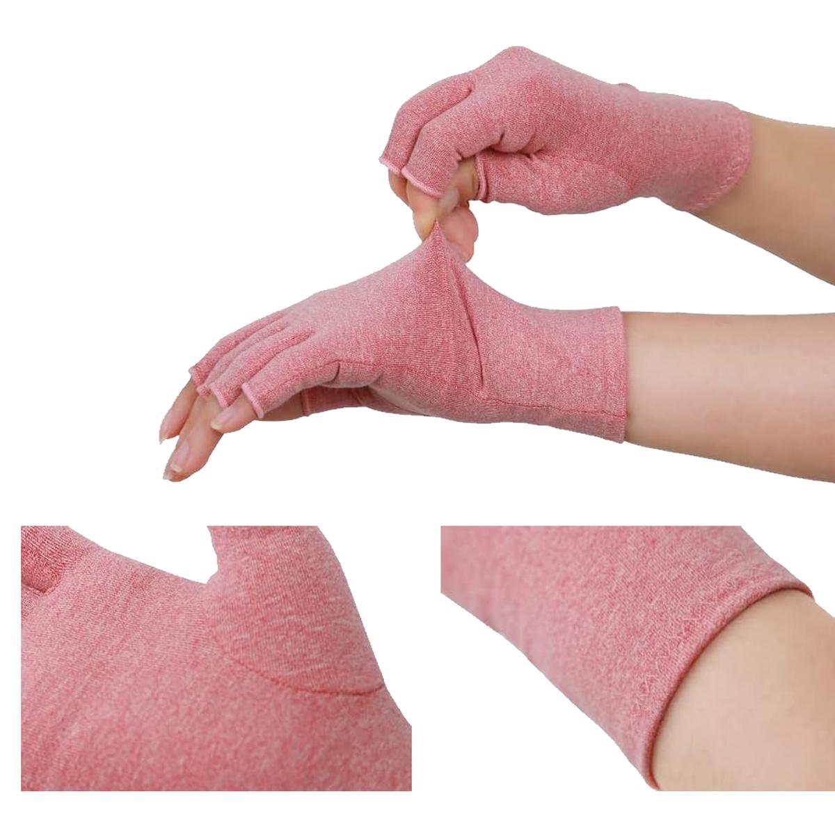 Foto 4 pulgar | Guantes Para Frio Y Dolor Mxahk-008 Fullmedix 3 Pares Rosa