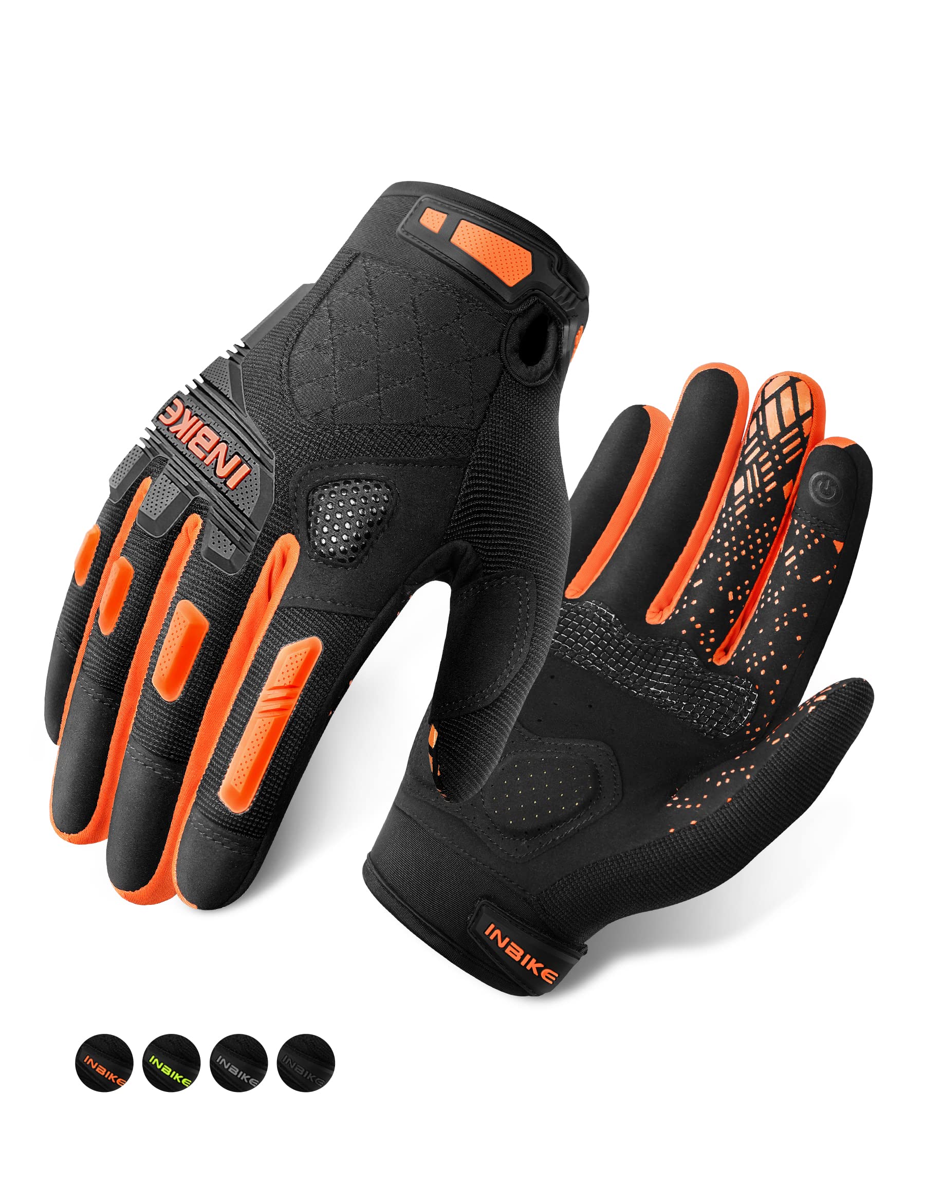 Foto 2 pulgar | Guantes De Bicicleta De Montaña Inbike Con Pantalla Táctil, Acolchados Gruesos En Eva - Venta Internacional.