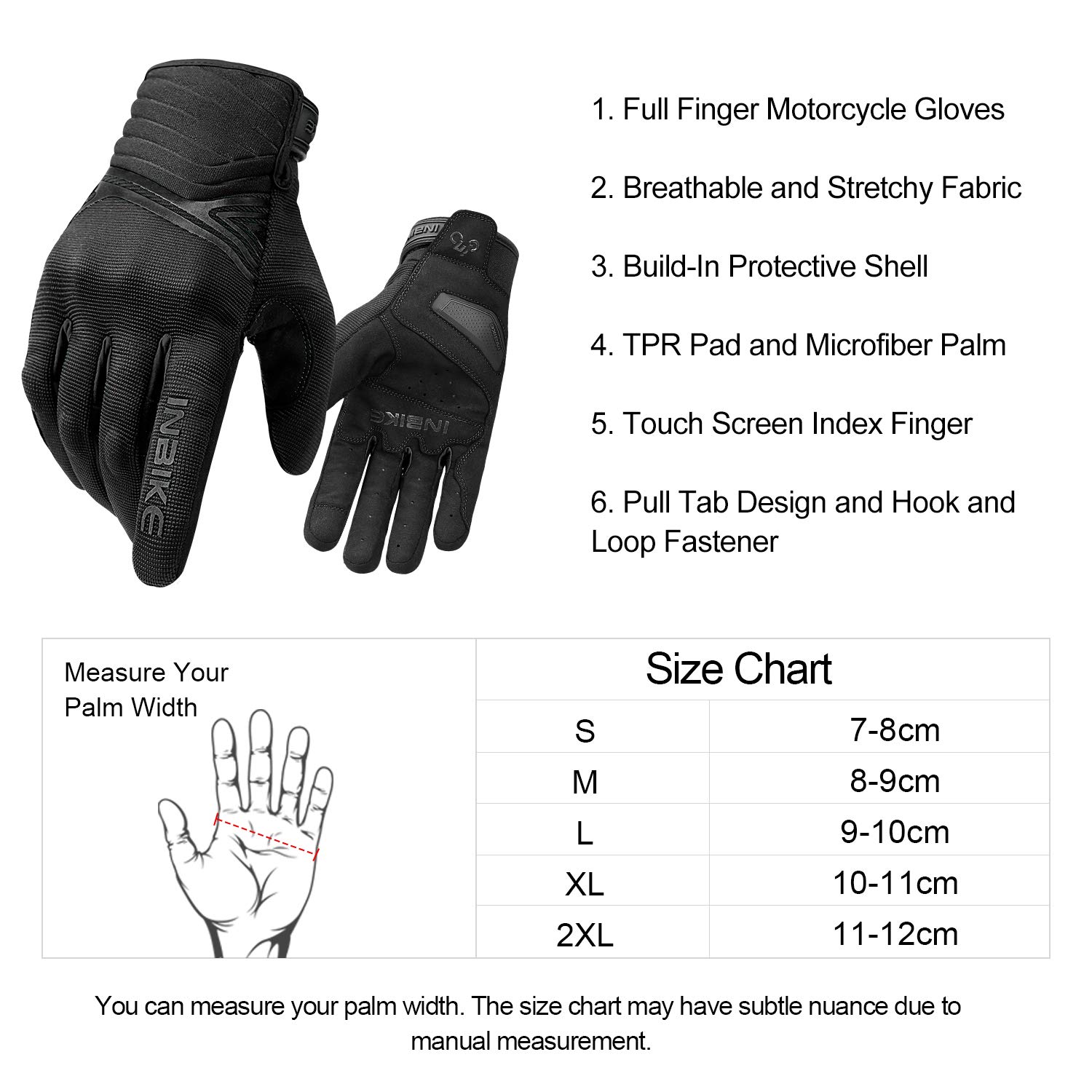 Foto 8 pulgar | Guantes De Moto Inbike Con Pantalla Táctil Transpirable Para Adultos - Venta Internacional.