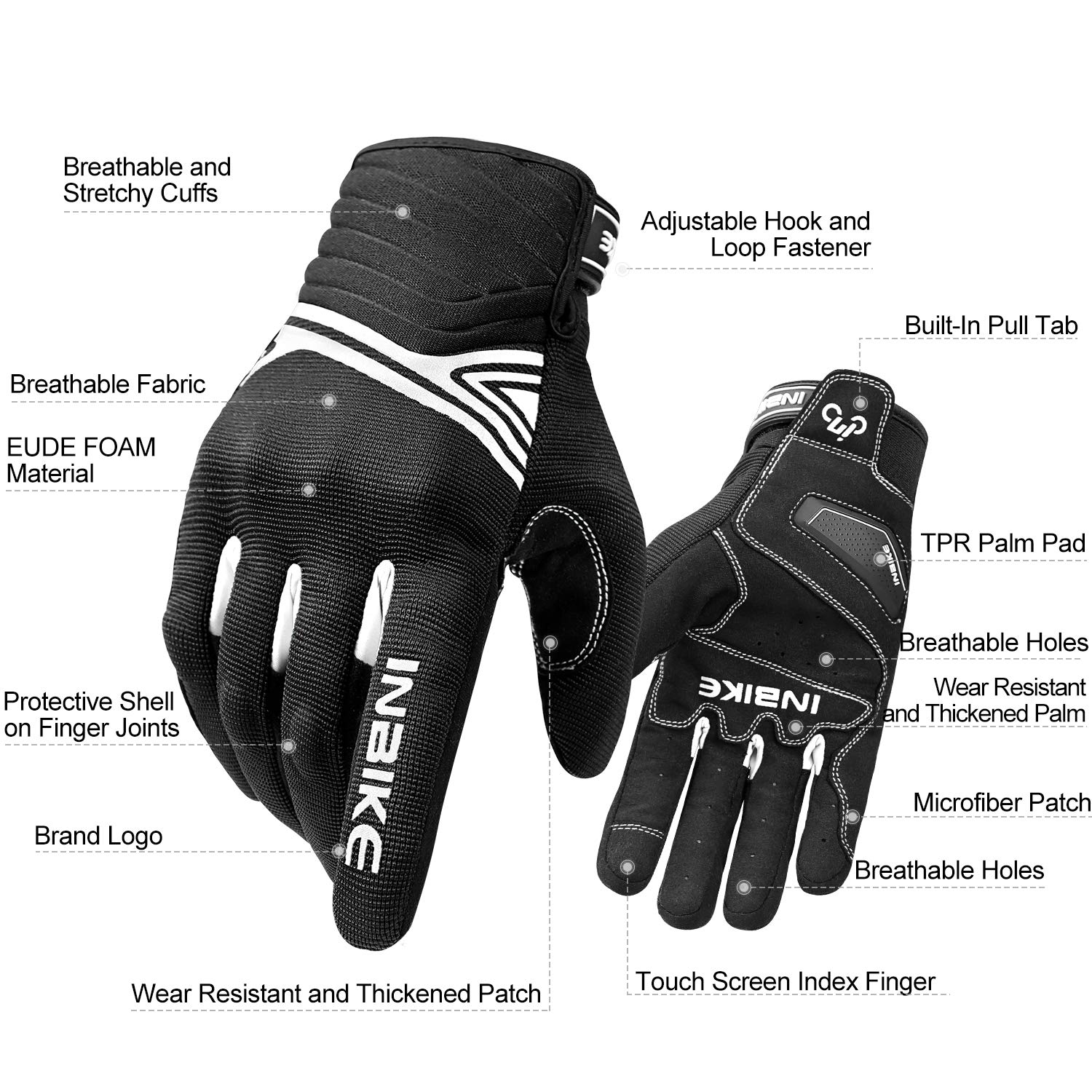 Foto 3 pulgar | Guantes De Moto Inbike, Transpirables, Con Pantalla Táctil Tp Para Adultos - Venta Internacional.