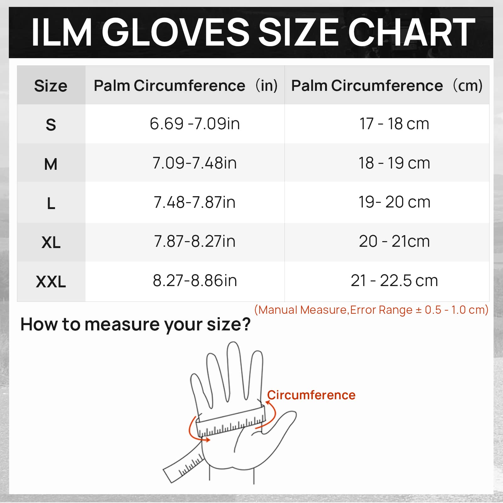 Foto 6 | Guantes De Moto Ilm De Piel De Cabra Con Nudillos Rígidos - Venta Internacional.