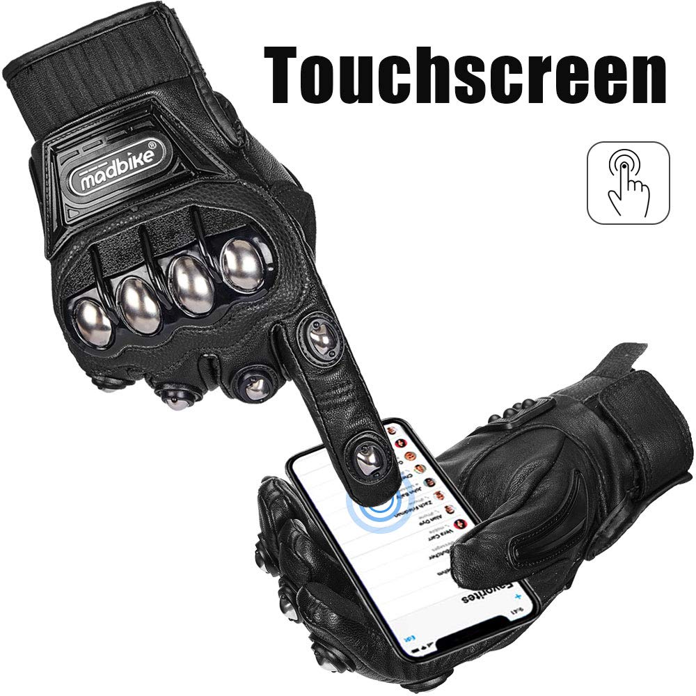 Foto 3 pulgar | Guantes Ilm, Aleación De Acero, Piel, Nudillos Duros, Pantalla Táctil Xxl - Venta Internacional.