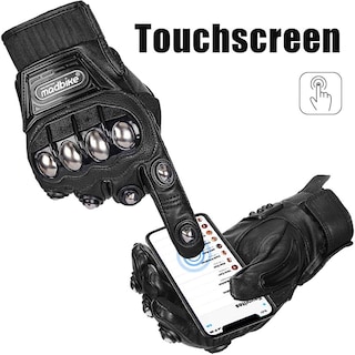 Foto 2 | Guantes Ilm, Aleación De Acero, Piel, Nudillos Duros, Pantalla Táctil Xxl - Venta Internacional.