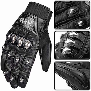 Foto 3 | Guantes Ilm, Aleación De Acero, Piel, Nudillos Duros, Pantalla Táctil Xxl - Venta Internacional.