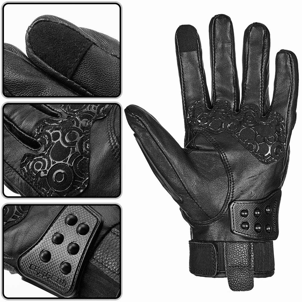 Foto 5 pulgar | Guantes Ilm, Aleación De Acero, Piel, Nudillos Duros, Pantalla Táctil Xxl - Venta Internacional.