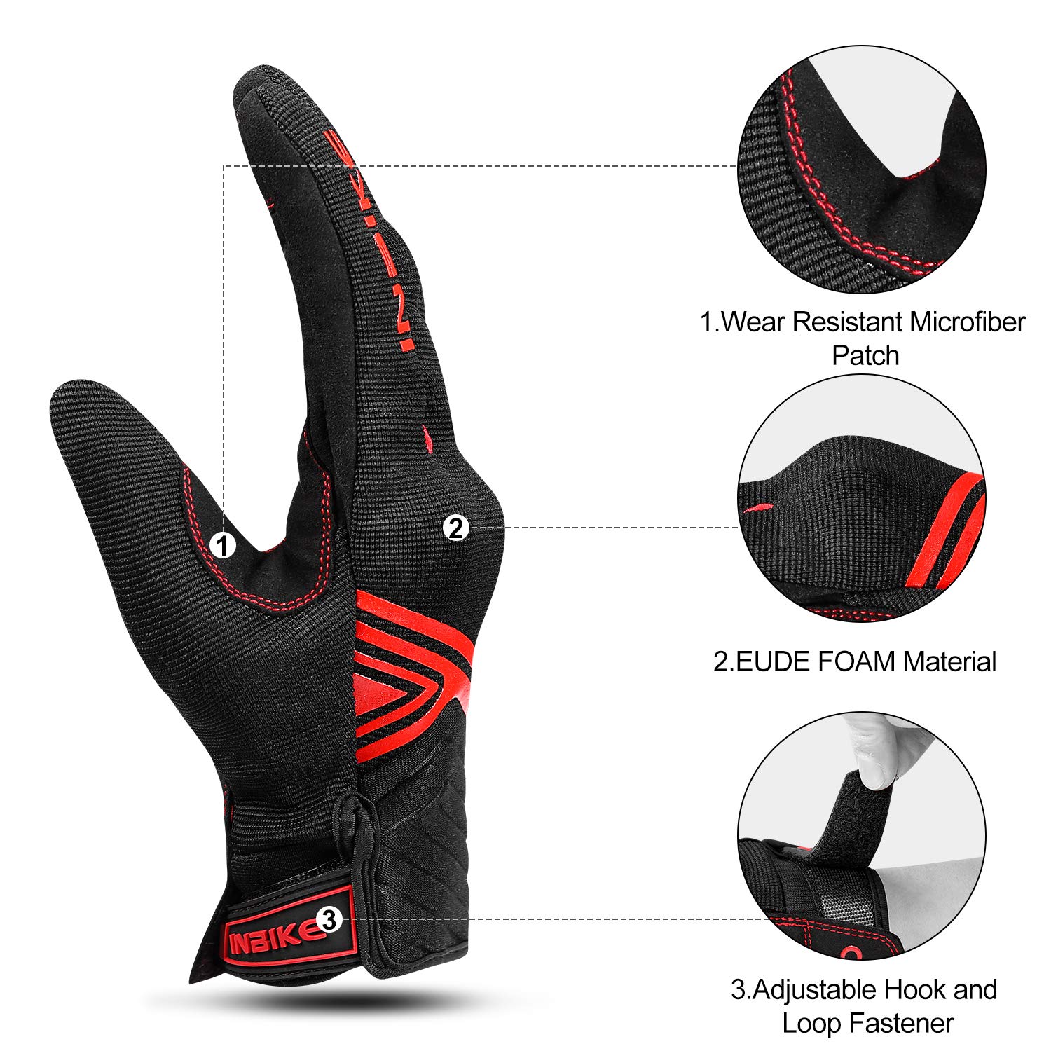 Foto 4 pulgar | Guantes De Moto Inbike, Transpirables, Con Pantalla Táctil Tp Para Adultos - Venta Internacional.