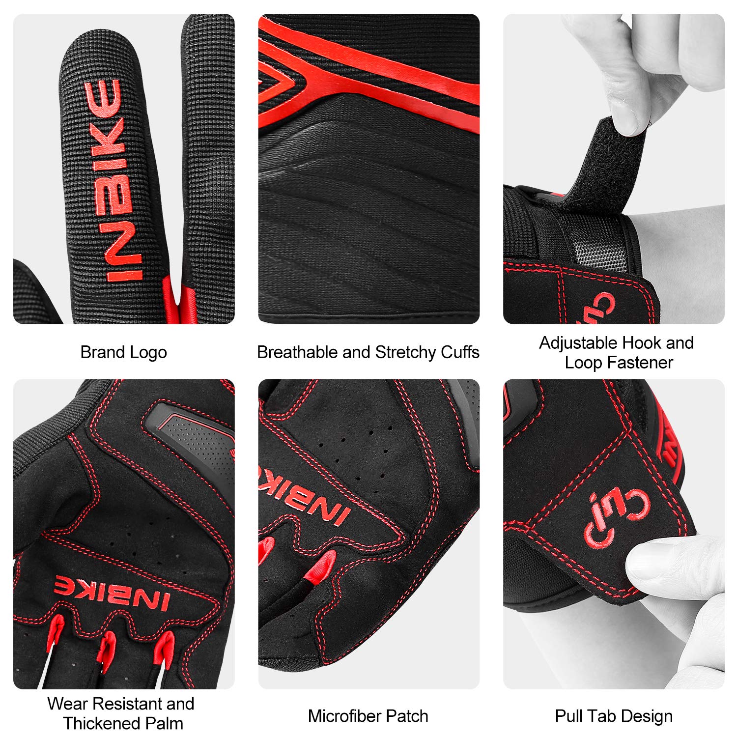 Foto 6 pulgar | Guantes De Moto Inbike, Transpirables, Con Pantalla Táctil Tp Para Adultos - Venta Internacional.