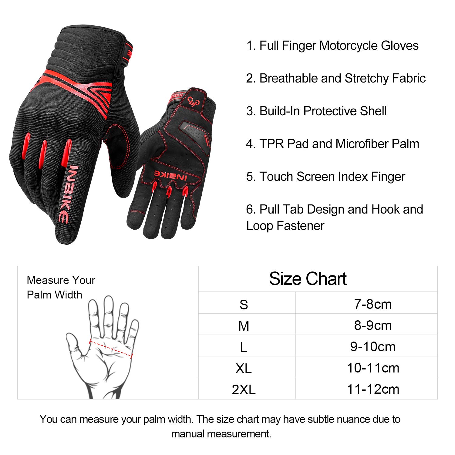 Foto 8 pulgar | Guantes De Moto Inbike, Transpirables, Con Pantalla Táctil Tp Para Adultos - Venta Internacional.