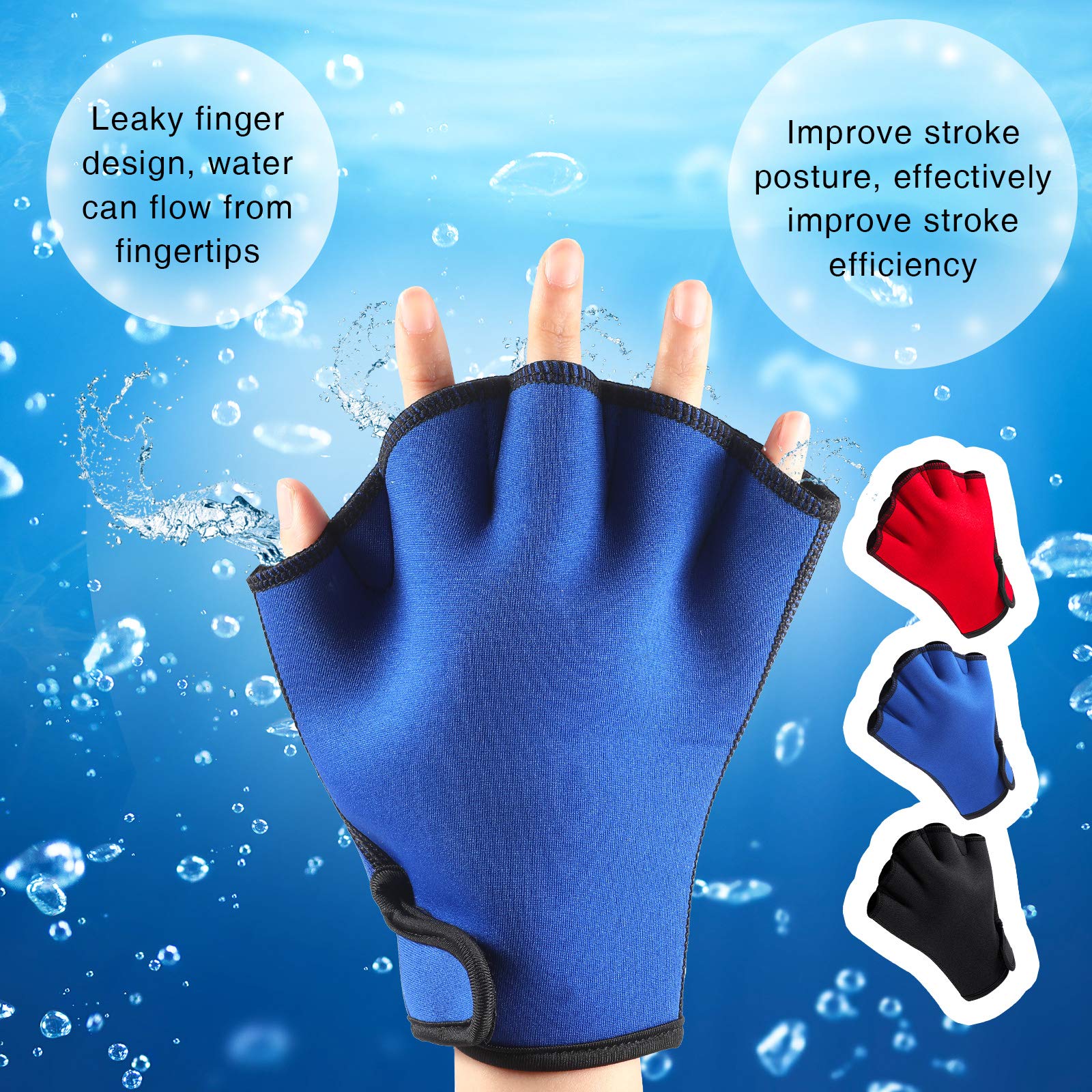 Foto 5 pulgar | Guantes De Natación Skylety Aquatic Para Hombre Y Mujer - Venta Internacional.