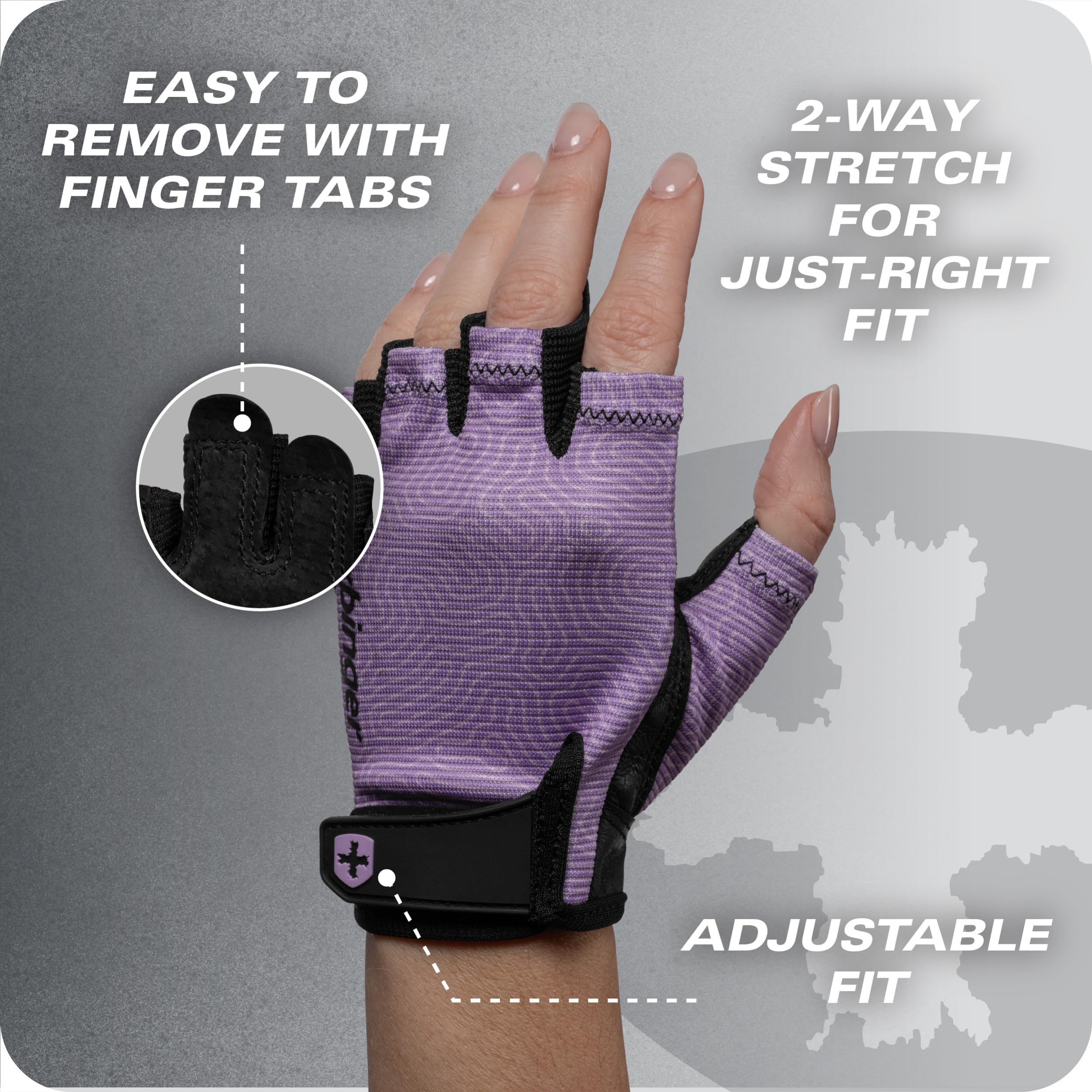 Foto 7 pulgar | Guantes De Halterofilia Harbinger Power Gloves 3.0 Para Mujer - Venta Internacional.