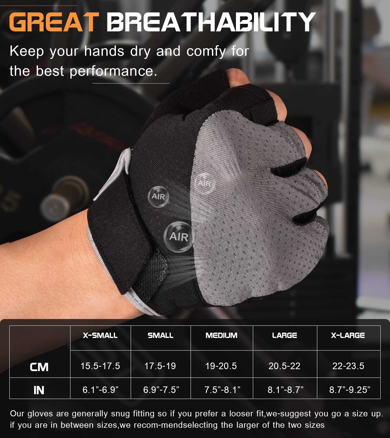 Foto 7 pulgar | Guantes De Gimnasio Sunnex Fingerless Para Mujeres De Levantamiento De Pesas - Venta Internacional.