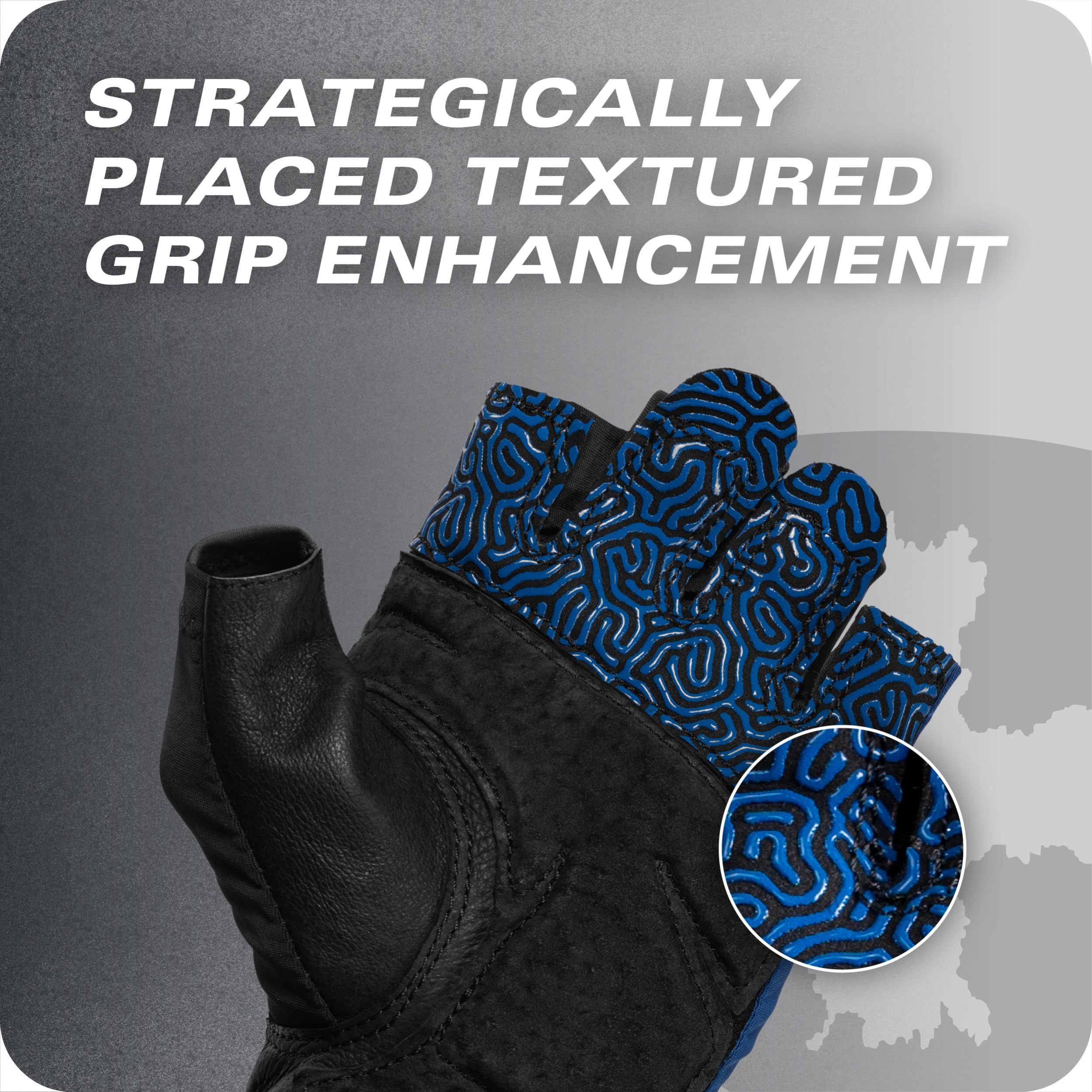Foto 6 pulgar | Guantes Training Grip Harbinger 3.0 De Cuero Acolchado Duradero - Venta Internacional.