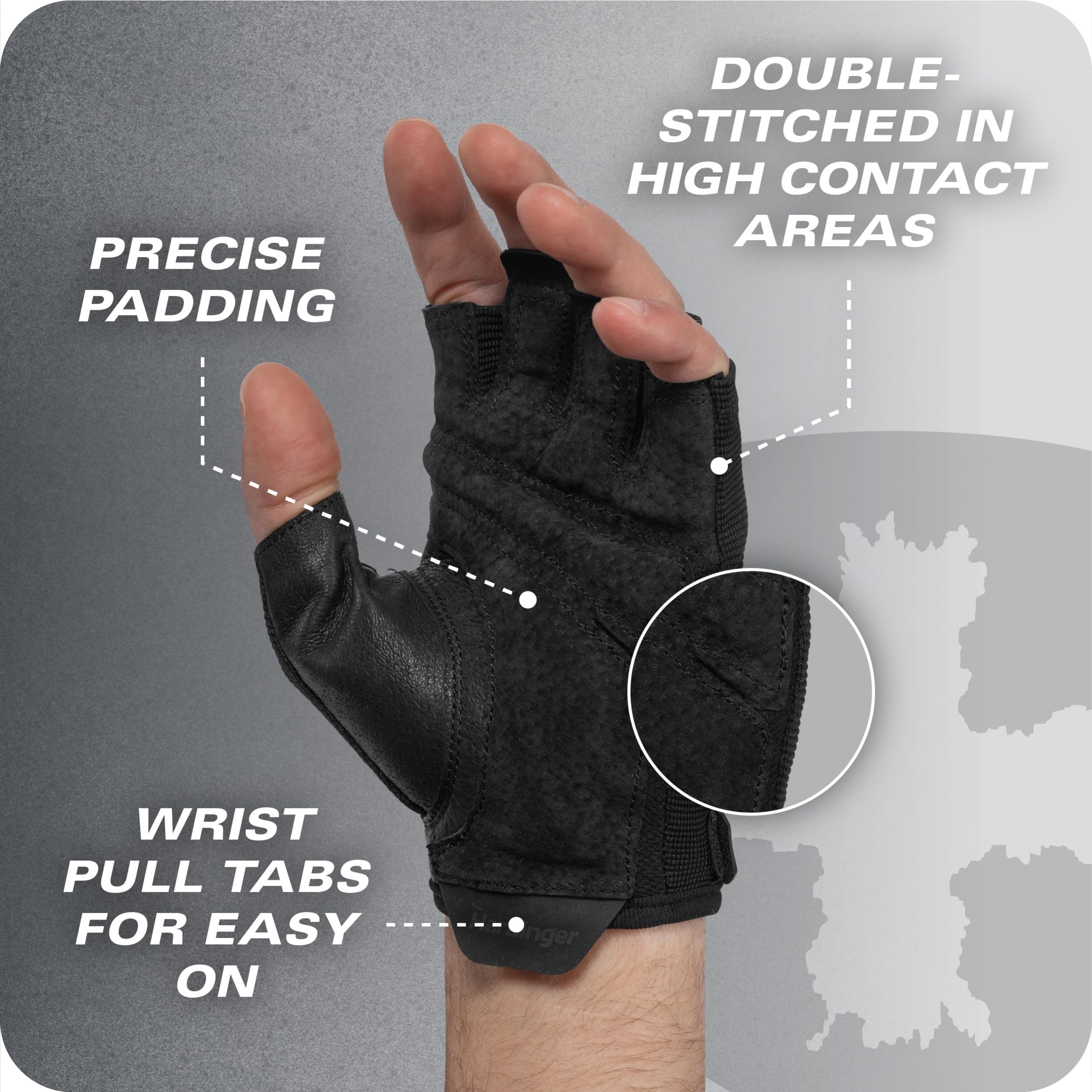 Foto 7 pulgar | Guantes De Halterofilia Harbinger Power Gloves 3.0 Para Hombre - Venta Internacional.