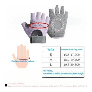 Foto 2 | Guantes Gym Tacticos, Gimnasio Talla: S Eo Safe Imports Esi-19006 Purpura