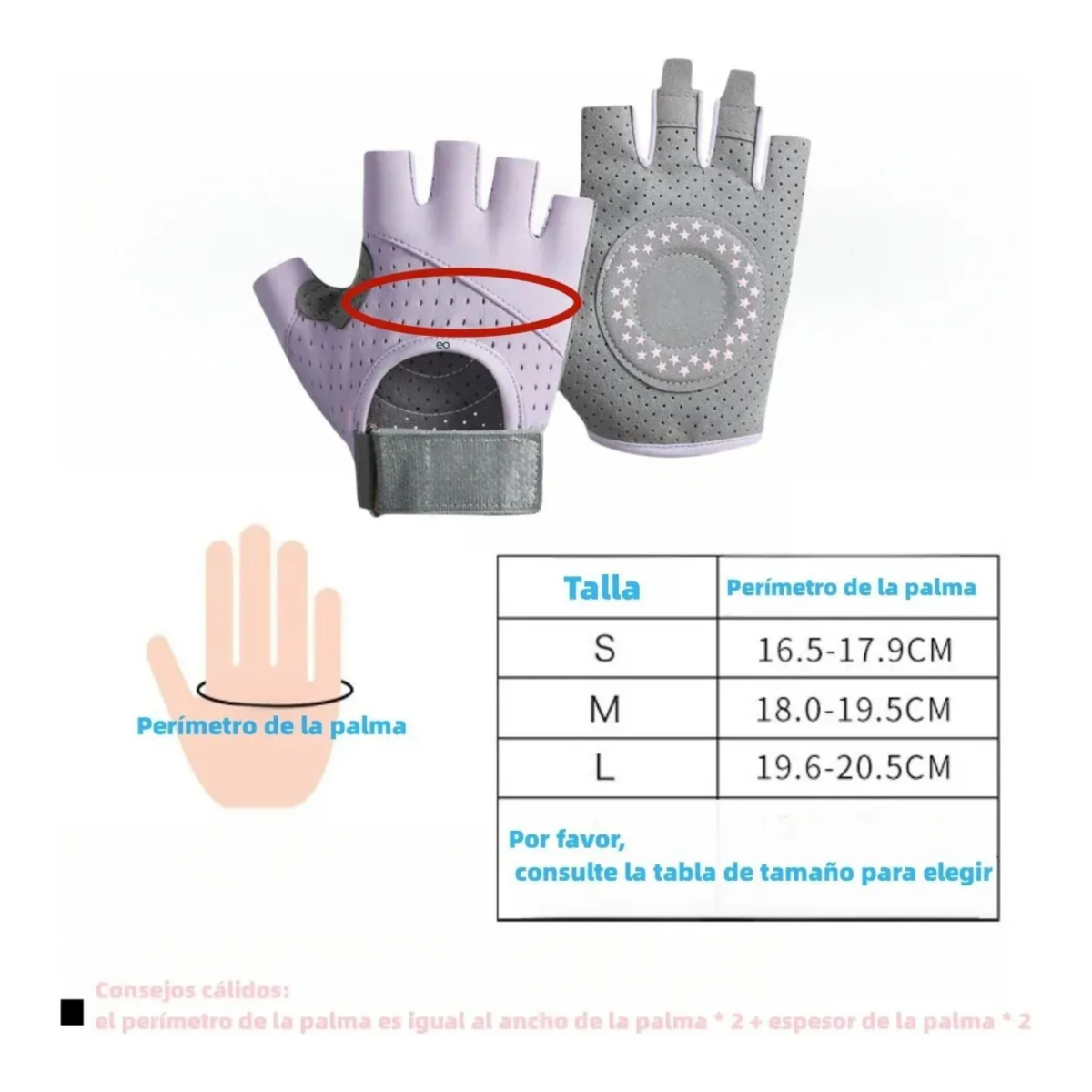 Foto 3 pulgar | Guantes Gym Tacticos Para El Gimnasio  Talla S Eo Safe Imports Esi-19001 Color: Gris