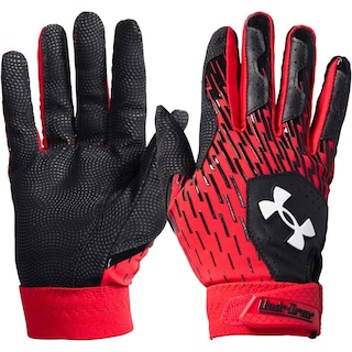 Foto 1 | Guantes De Béisbol Under Armour Clean Up Para Niños Y Jóvenes, Negro/rojo - Venta Internacional.