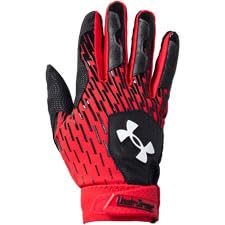Foto 2 | Guantes De Béisbol Under Armour Clean Up Para Niños Y Jóvenes, Negro/rojo - Venta Internacional.