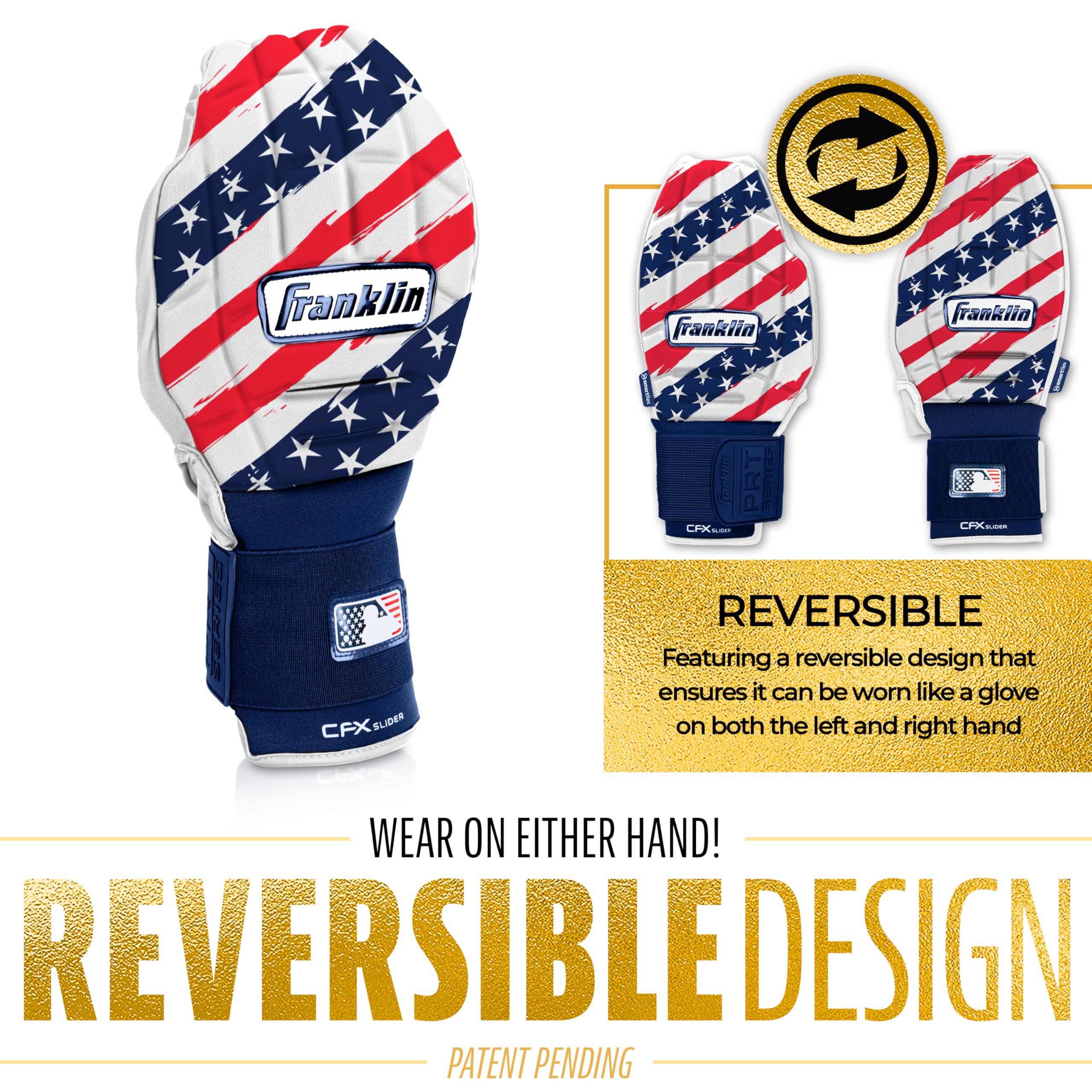 Foto 5 pulgar | Manopla Deslizante Franklin Sports Cfx Prt De Béisbol Y Sóftbol Para Adultos - Venta Internacional.