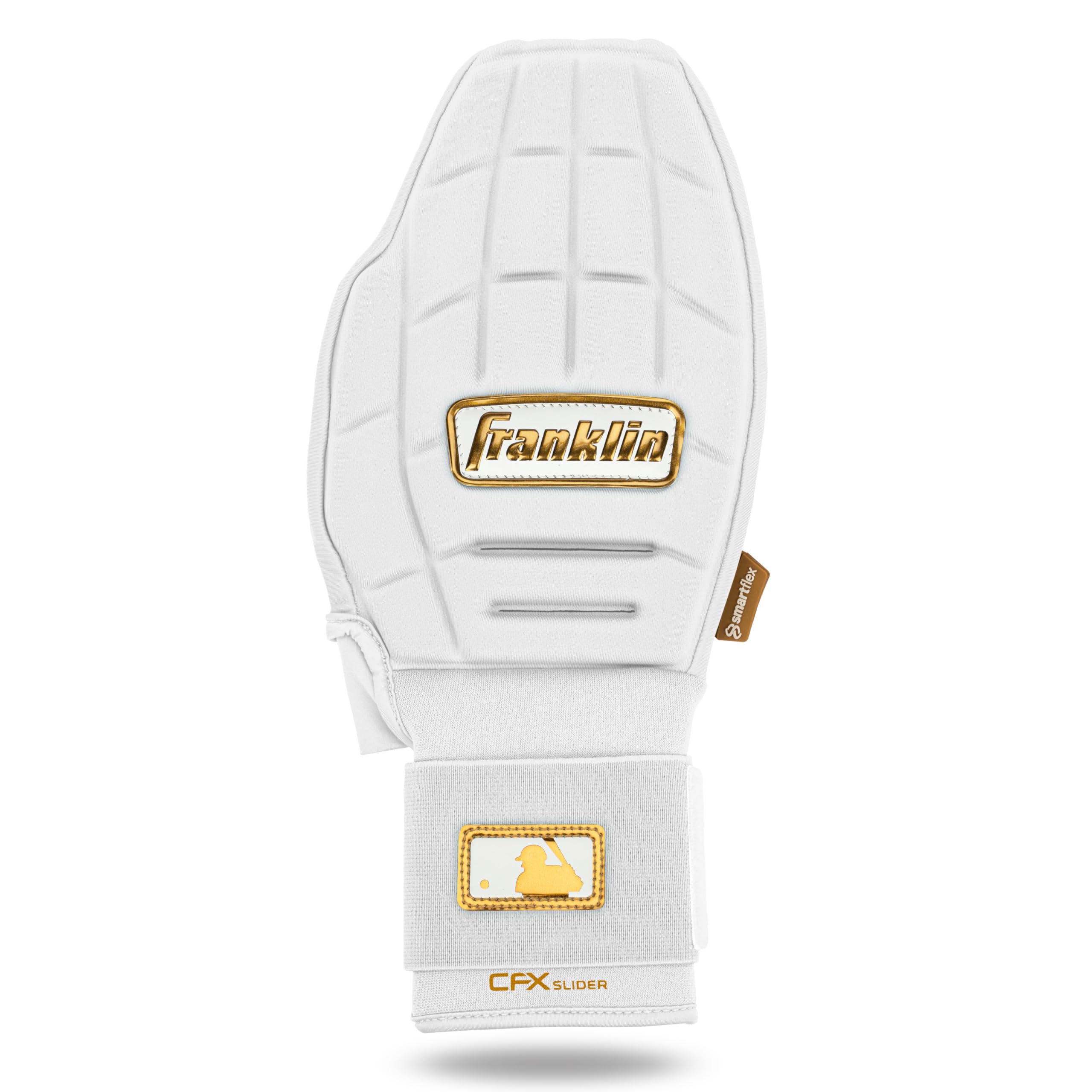 Foto 2 pulgar | Manopla Deslizante Franklin Sports Cfx Prt De Béisbol Para Adultos, Blanco/dorado - Venta Internacional.