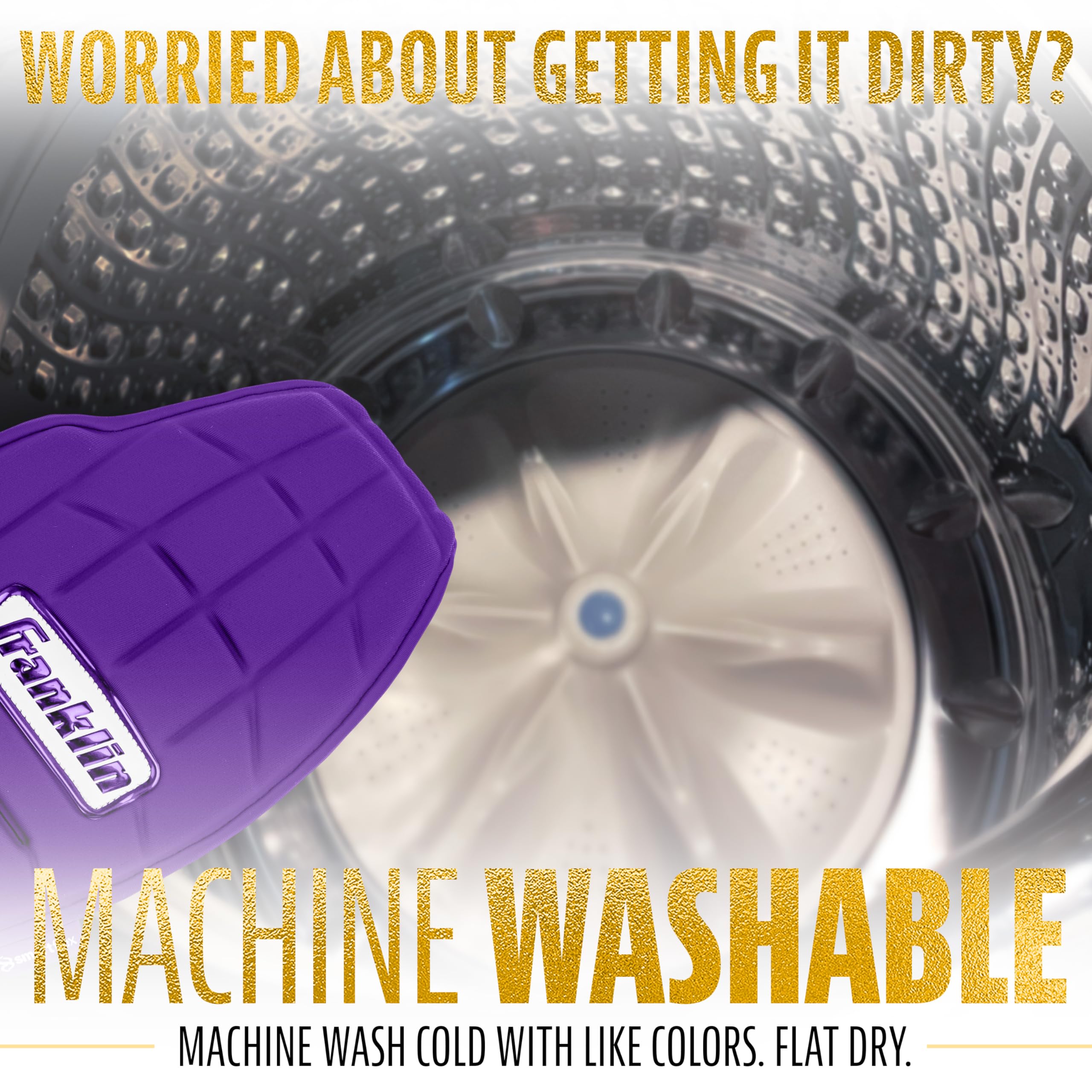 Foto 4 | Manopla Deslizante Franklin Sports Cfx Prt Para Adultos, Color Morado - Venta Internacional.