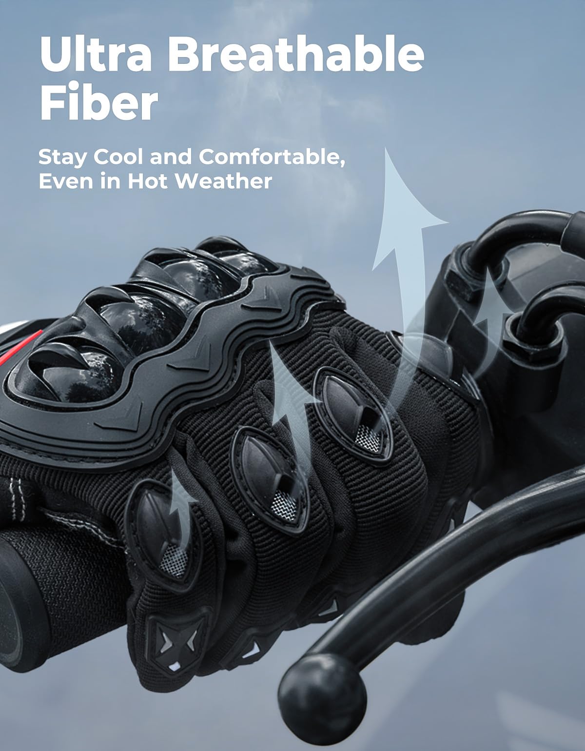 Foto 6 pulgar | Guantes De Moto Kemimoto Para Hombre Y Mujer Talla L Negros - Venta Internacional.