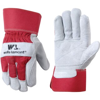 Foto 1 | Guantes De Trabajo Wells Lamont Leather Con Doble Palma Dividida En Piel De Vacuno - Venta Internacional.