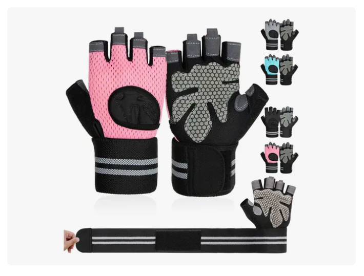 Foto 2 pulgar | Guantes Para Gym Xtellar  Pesas Deportivos Muñequeras Mujer Y Hombre