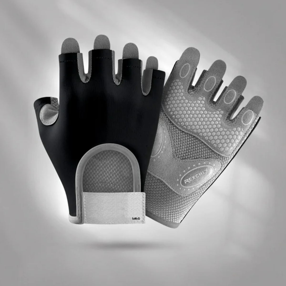 Foto 6 pulgar | Guantes Gym Tacticos Pesas Crossfit Gimnasio Negro Gris