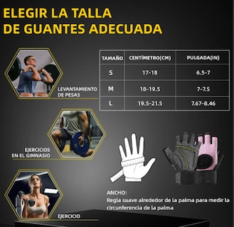 Foto 2 | Xtellar Guantes De Entrenamiento Deportivo Premium Para Hombre Y Mujer