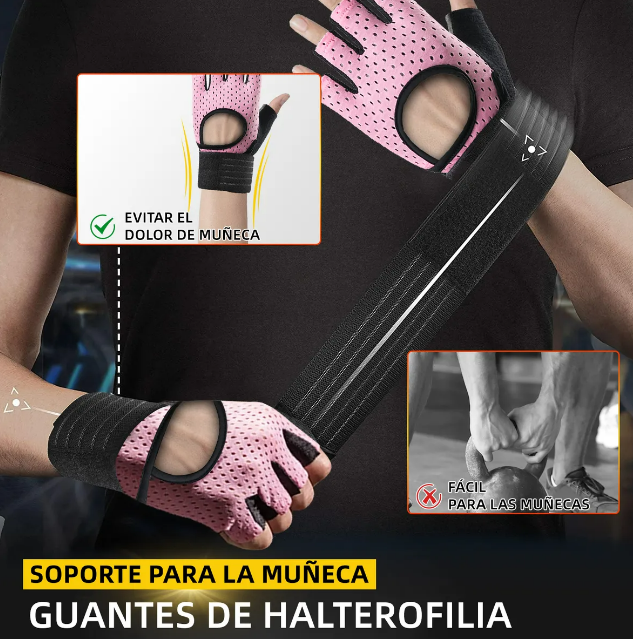 Foto 5 pulgar | Xtellar Guantes De Entrenamiento Deportivo Premium Para Hombre Y Mujer