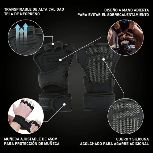 Foto 3 pulgar | Guantes Tacticos Xtellar  De Gym Pesas Crossfit Gimnasio