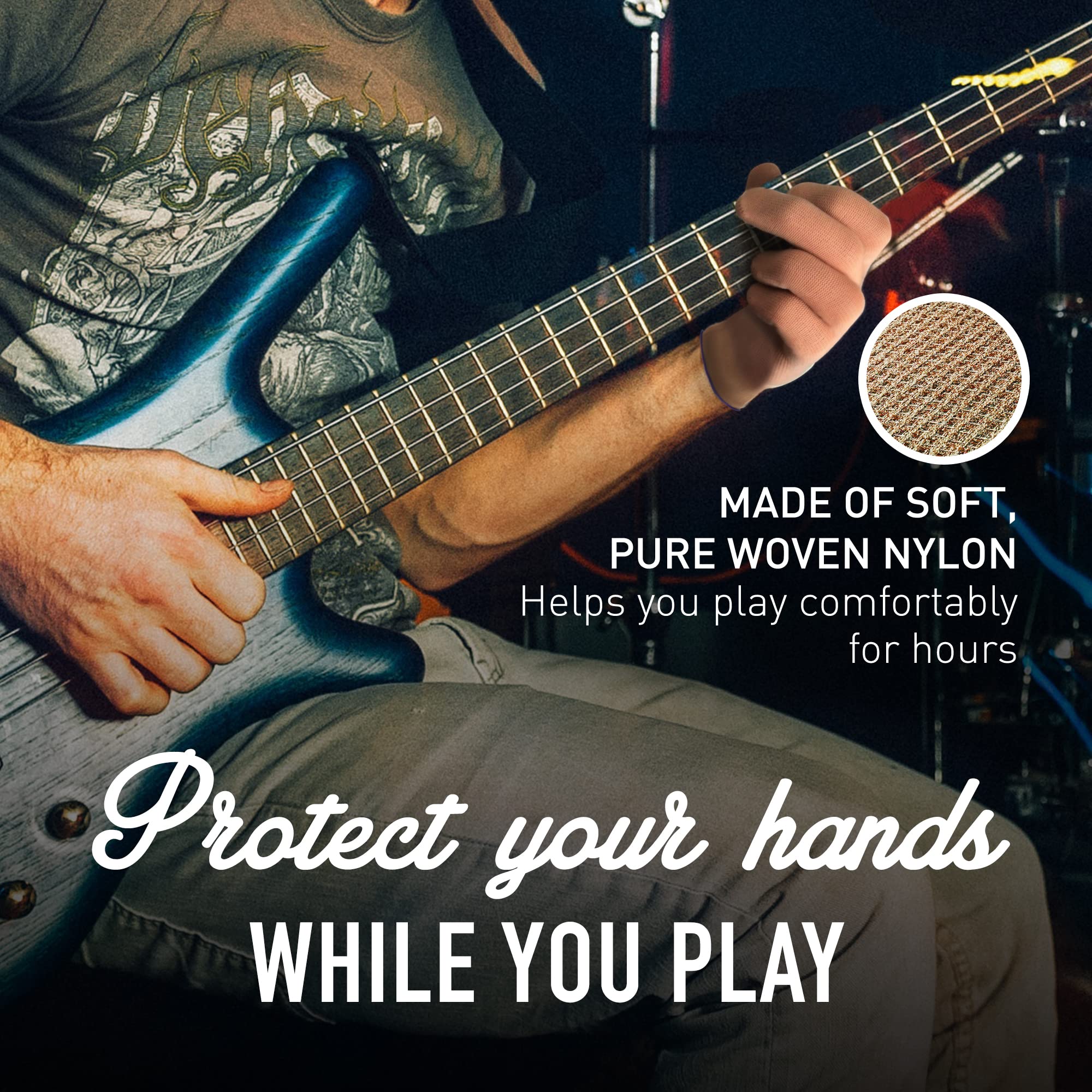 Foto 3 pulgar | Guante De Práctica Para Músicos Con Problemas Para Dedos Y Manos  Color Beige  Tamaño Mediano - Venta Internacional.