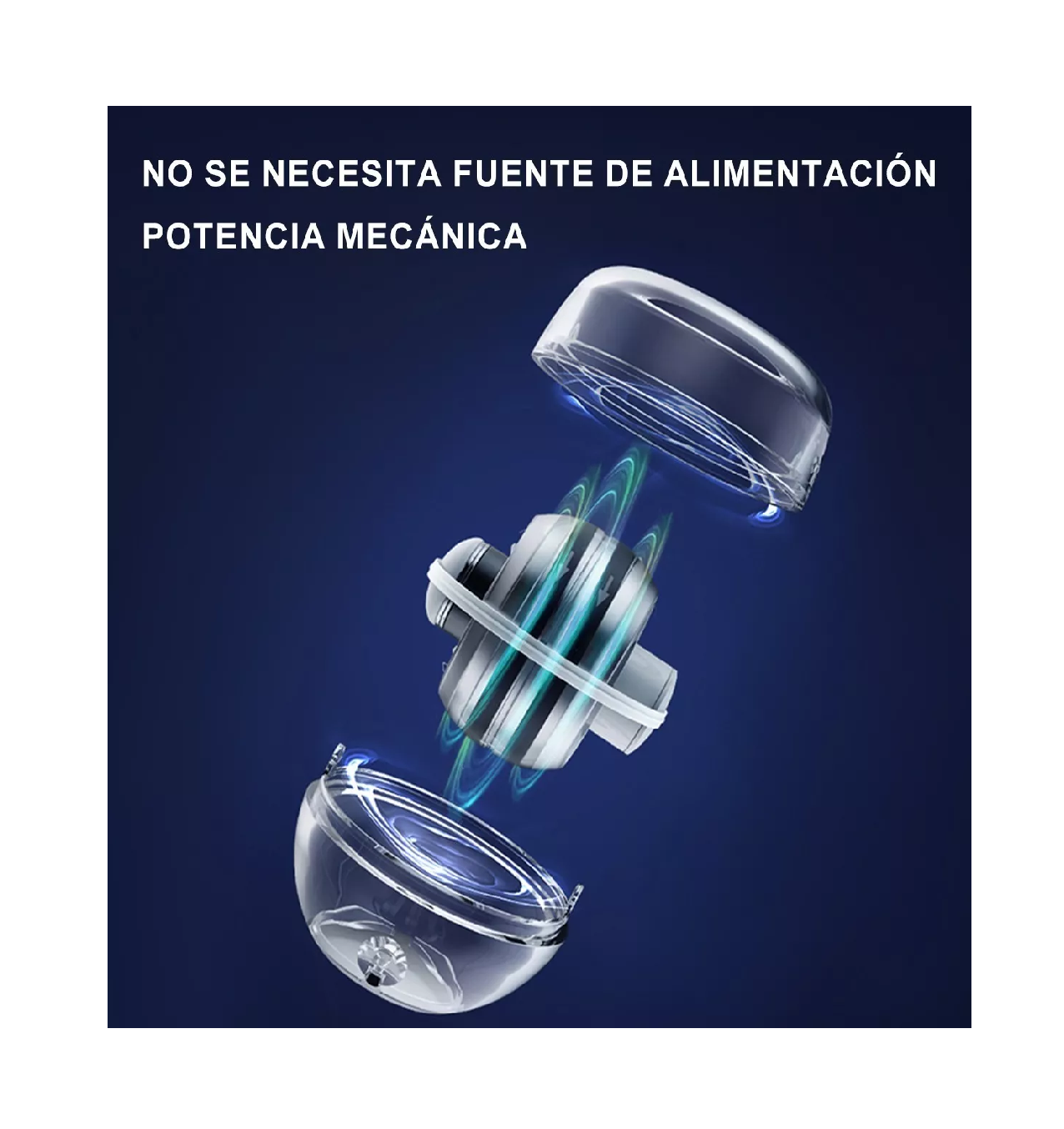 Foto 2 | Led Ejercitador Giroscopica Powerball Muñeca Brazo Fuerza Negro
