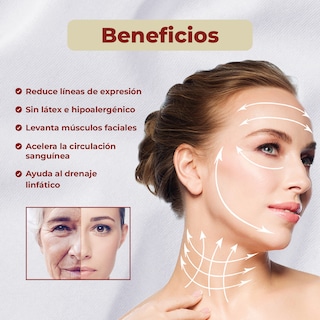 Foto 2 | Cinta Adhesiva Kinesiológica para Cuidado Facial Antiarrugas