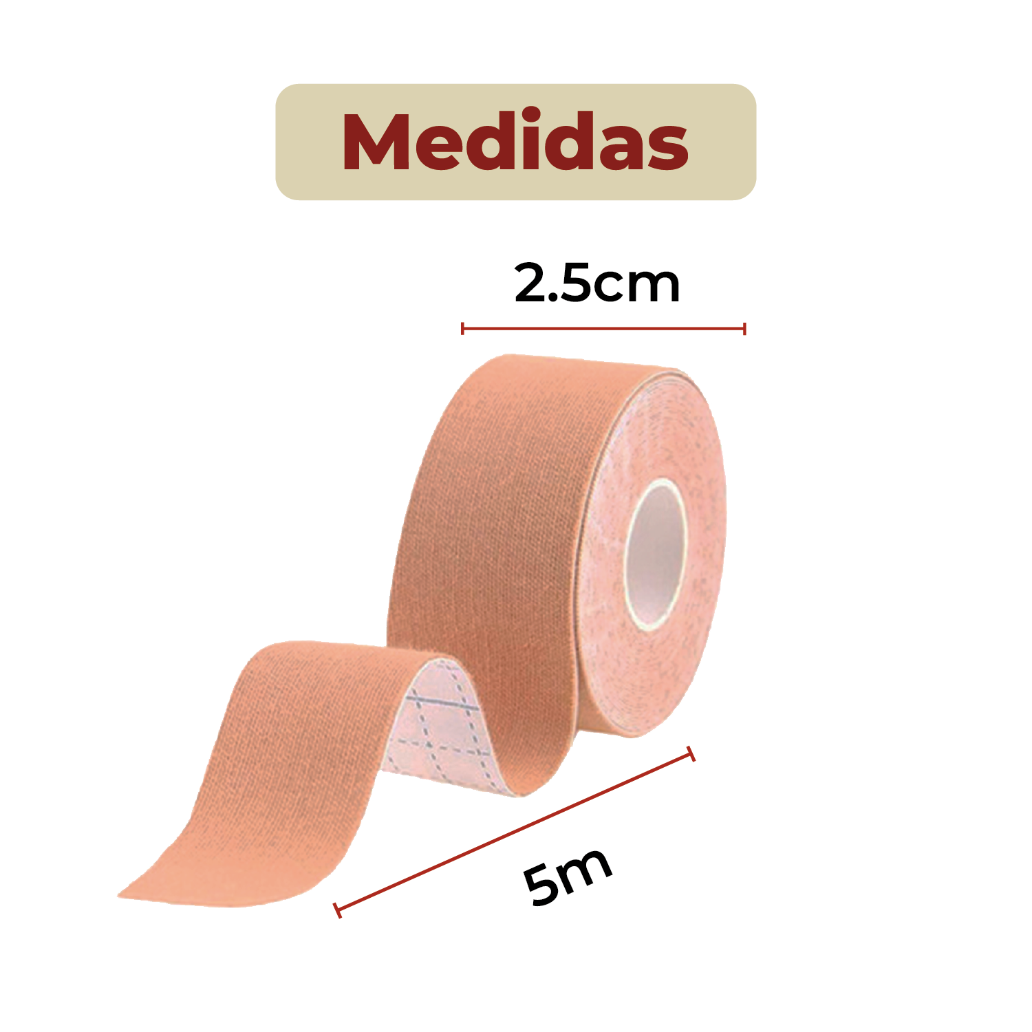 Foto 4 | Cinta Adhesiva Kinesiológica para Cuidado Facial Antiarrugas