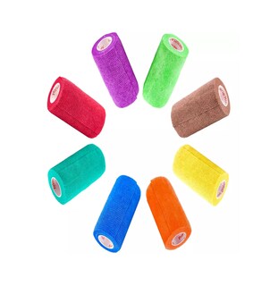 Foto 1 | Venda Elástica Cohesiva Autoadhesiva De 10 Cm X 4.5 M 8pz Multicolor