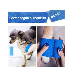 Foto 3 | Venda Elástica Cohesiva Autoadhesiva De 10 Cm X 4.5 M 8pz Multicolor