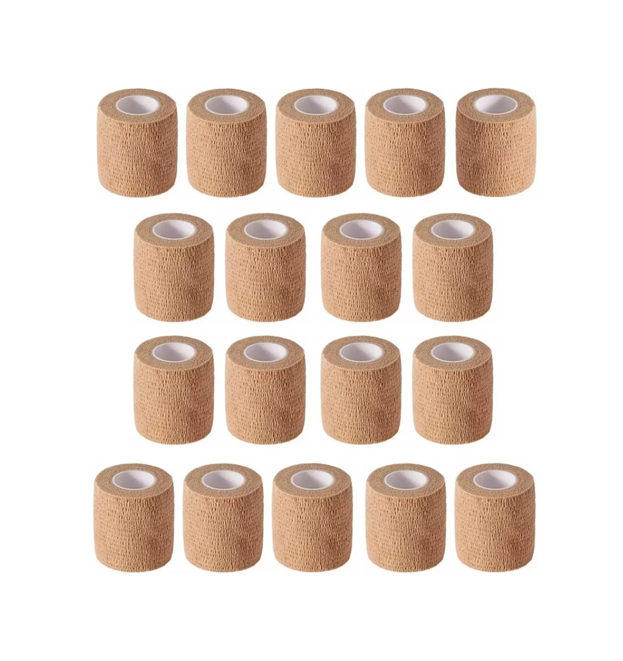Cinta Venda Elástica Cohesiva Autoadherible de 5cm X 4.5m Beige $599