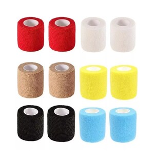 Foto 1 | Venda Elástica Autoadherible 5 cm x 4.5 M 12 Piezas 6 Colores