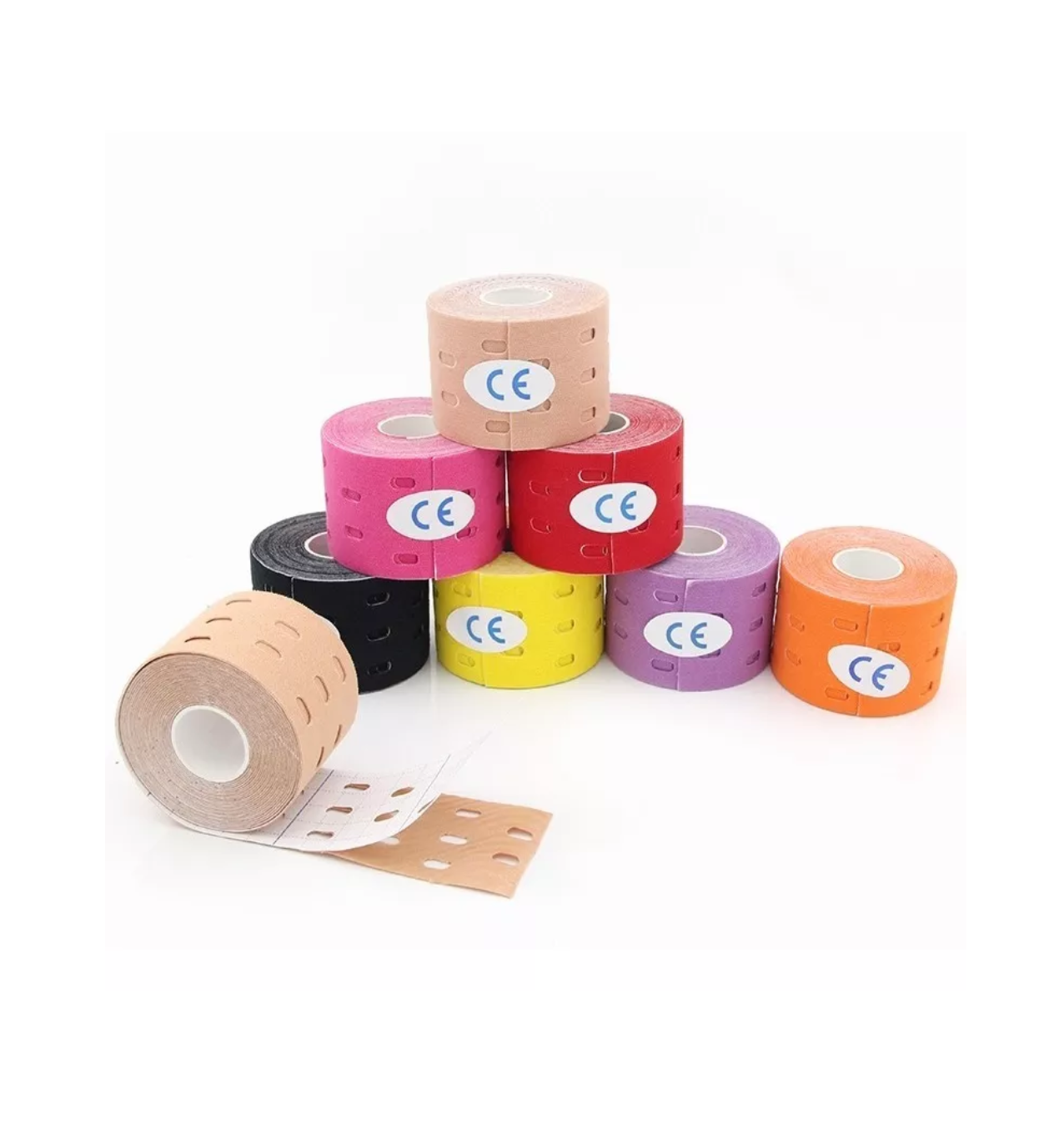 Foto 2 pulgar | Cinta Kinesiológica Neuromuscular Tape 5 M x 5 Cm 4 Piezas