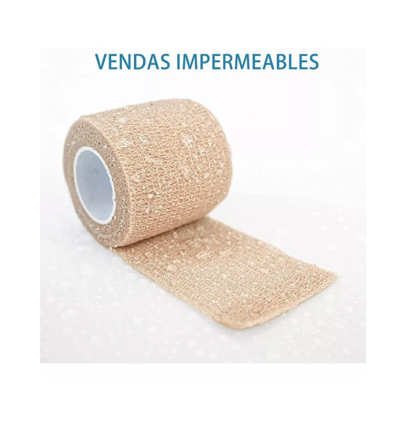 Foto 4 pulgar | Venda Elástica Autoadherible 5 cm x 4.5 M 12 Piezas Nude