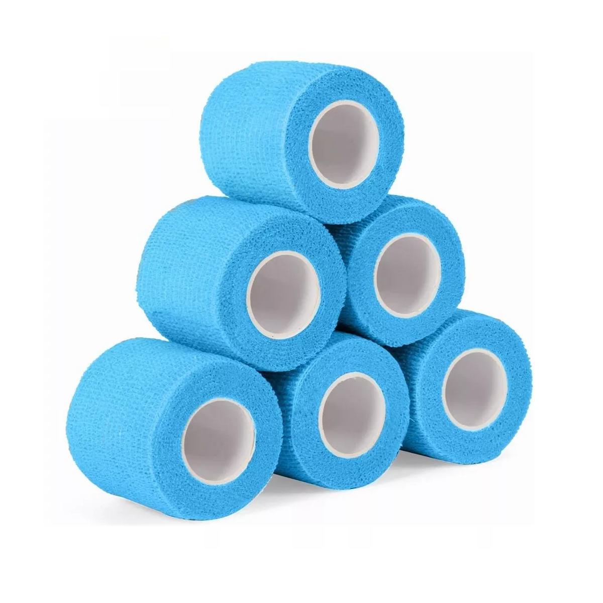 Vendaje Deportivo Autoadhesivo 6 Roll, 5cm X 4.5m Eo Safe Imports Esi-15414 Azul