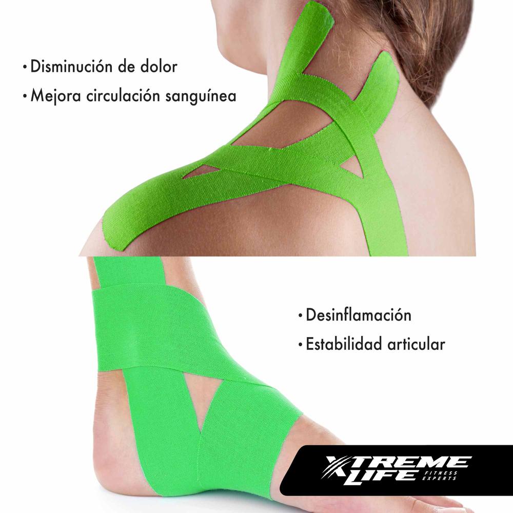 Foto 8 pulgar | Cinta Kinesiológica 5 Piezas Autoadherible Neuromuscular