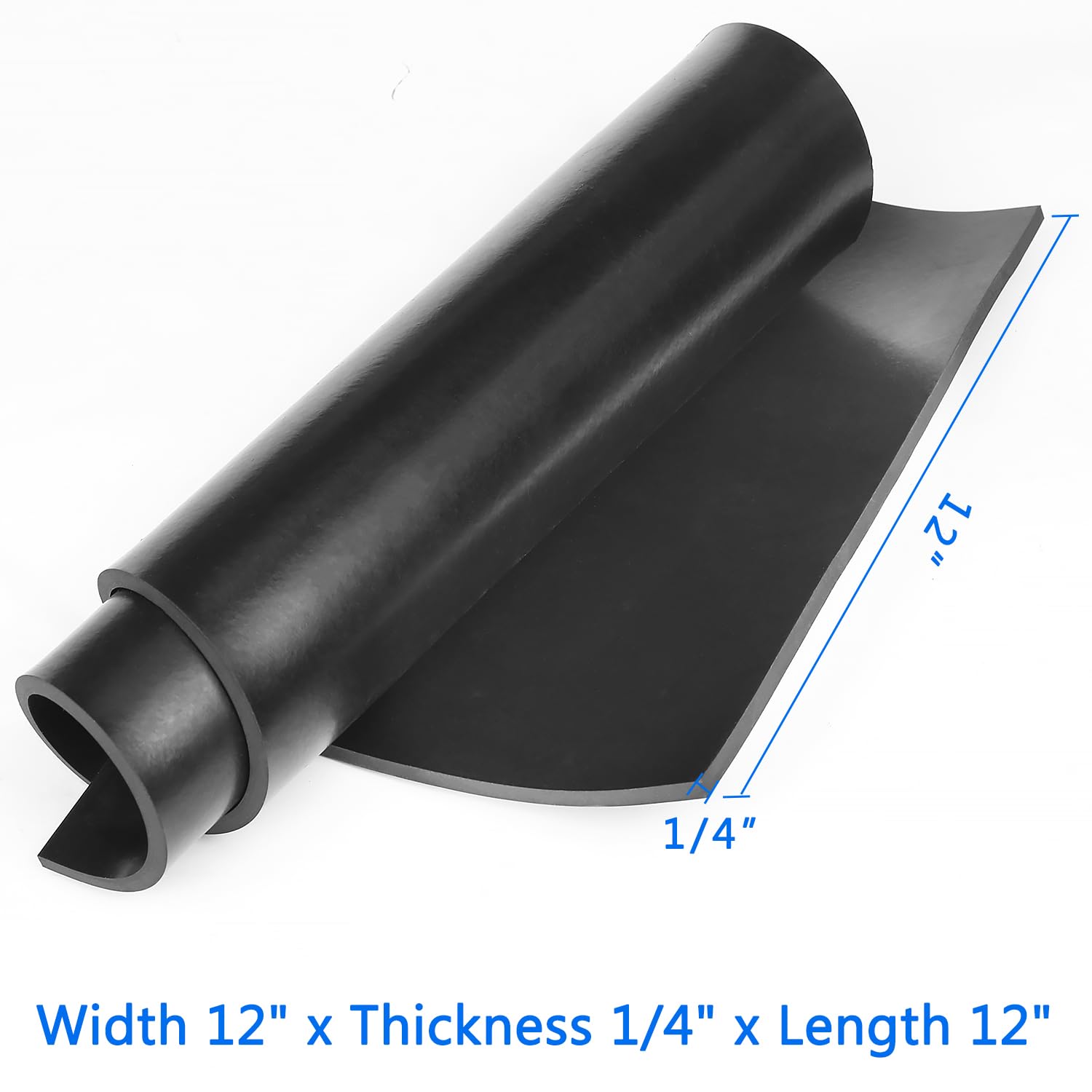 Foto 3 pulgar | Rollo De Tiras De Goma Wochitv De Neopreno Sólido De 12 X 30 Cm, 0,6 Cm De Grosor - Venta Internacional.