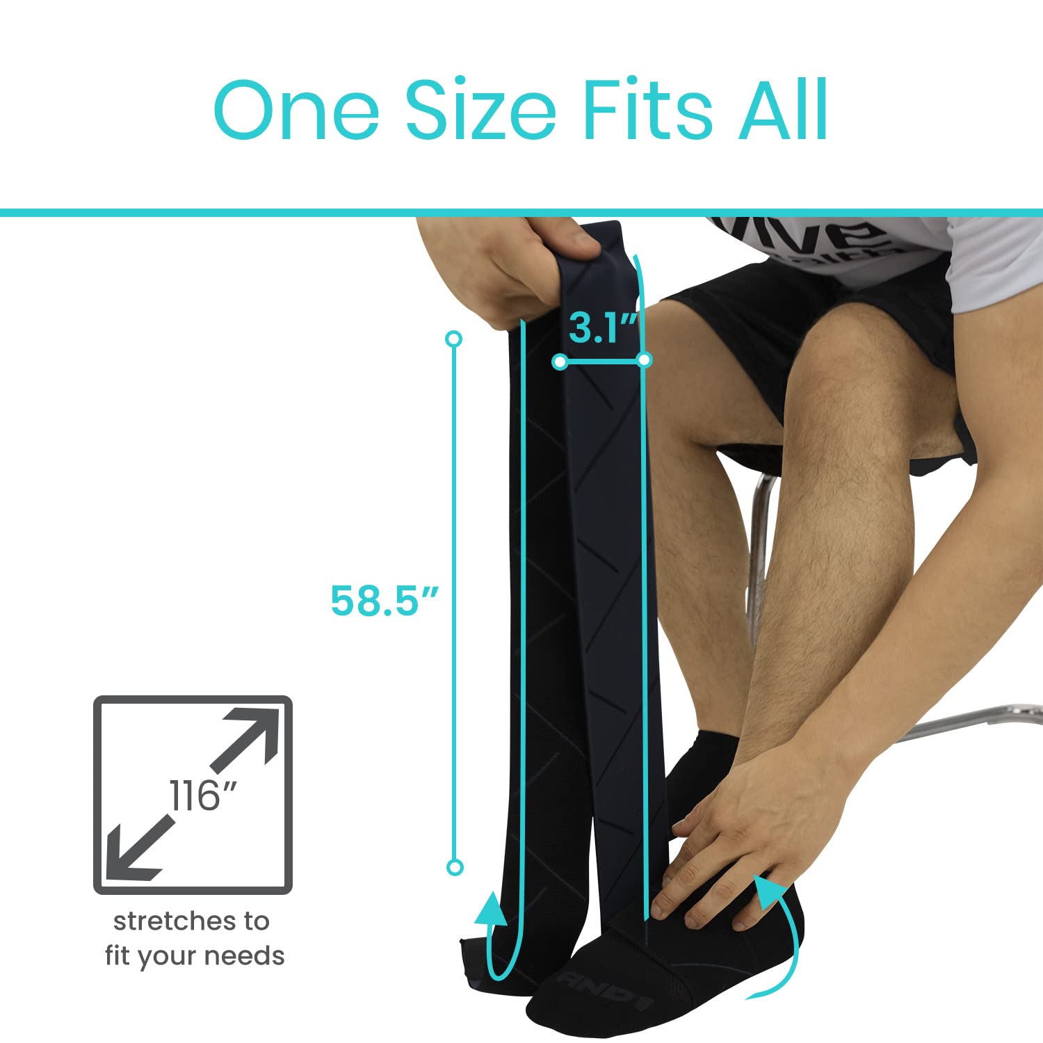 Foto 4 pulgar | Support Wrap Vive Multiusos Para Tobillo, Rodilla, Codo, Etc. - Venta Internacional.