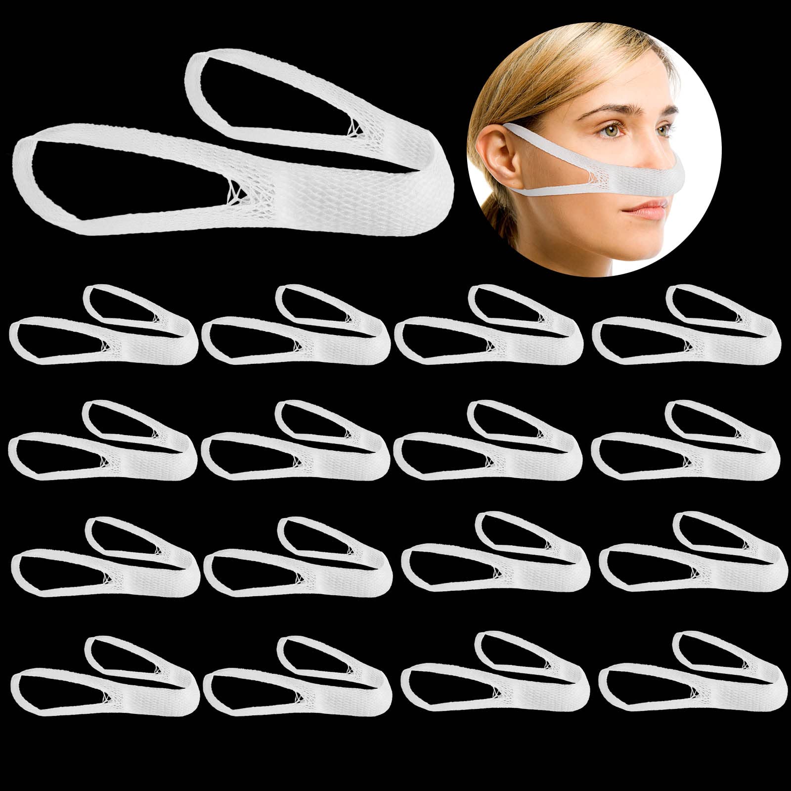 Foto 2 pulgar | Vendaje Nasal Elástico Para Rótulas Con Alta Absorción (20 Unidades) - Venta Internacional.